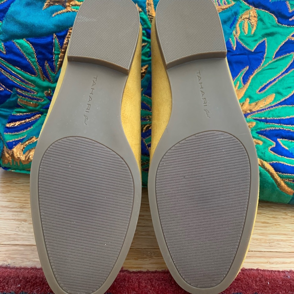 Tahari Mustard Yellow Loafers for Women - Picture 5 of 10